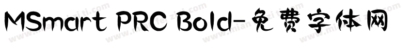 MSmart PRC Bold字体转换